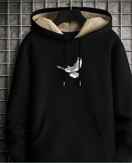 Tall Dove Embroidered Hoodie